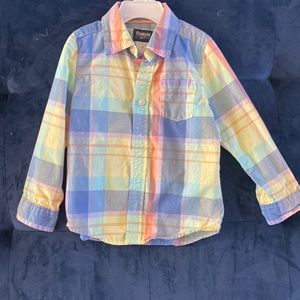 Carters 3T Plaid Dress Shirt